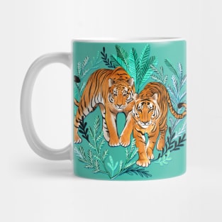 The Hunt - Gorgeous Jungle Tigers Mug